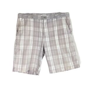Calvin Klein Men’s Plaid Seersucker Shorts